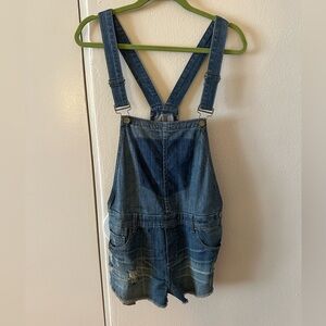 Women’s denim short overall